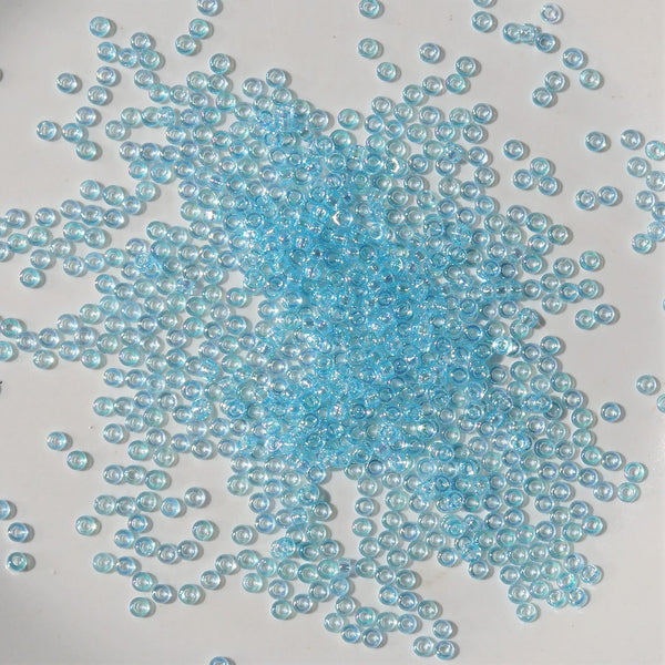 Miyuki Seed Beads Size 15 Transparent Aqua AB 3gm Bag