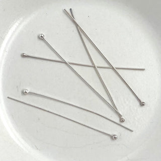 Sterling Silver Ball Pin 45mm