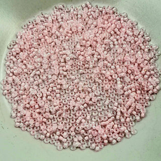 Miyuki Seed Beads Size 11 Pink Lined Crystal AB 7.5gm Bag