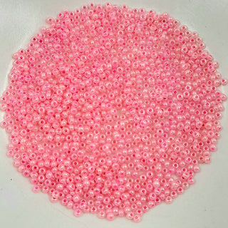 Japanese Seed Beads Size 11 Pink Pearl Lustre 7.5gm Bag