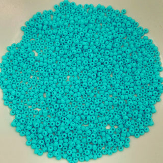 Japanese Seed Beads Size 11 Opaque Blue Turquoise 7.5gm Bag