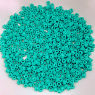 Miyuki Seed Beads Size 8 Opaque Turquoise 7.5gm Bag