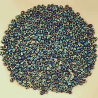 Miyuki Seed Beads Size 8 Picasso Opaque Cobalt 7.5gm Bag