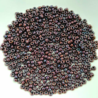 Miyuki Seed Beads Size 8 Metallic Dark Raspberry 7.5gm Bag