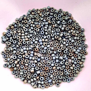 Miyuki Seed Beads Size 8 Matte Metallic Grey 7.5gm Bag