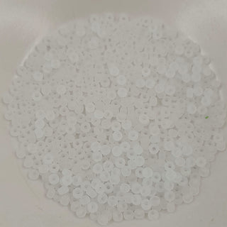 Miyuki Seed Beads Size 8 Matte Crystal 7.5gm Bag