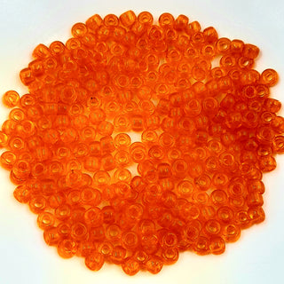 Miyuki Seed Beads Size 6 Transparent Orange 7.5gm Bag