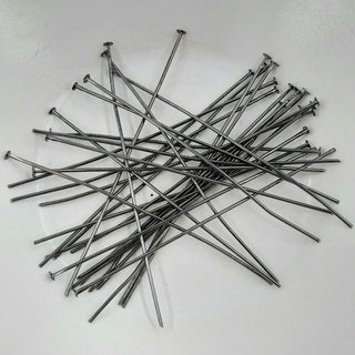 Metal Flat Head Pin 70mm Gunmetal 30 Pack