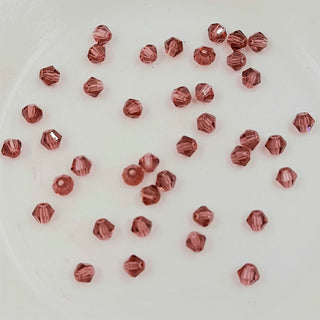 Swarovski 4mm Tangerine bicone crystal beads