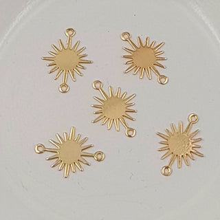 2-hole Connecting Component Gold Sun