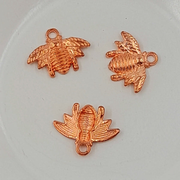 Charm - Rose Gold Bee