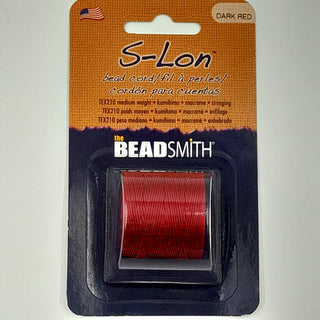 S-Lon Nylon Cord 0.5mm Dark Red 70m Reel