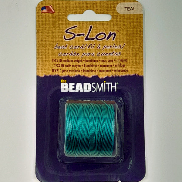 S-Lon Nylon Cord 0.5mm Teal 70m Reel