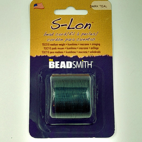 S-Lon Nylon Cord 0.5mm Dark Teal 70m Reel