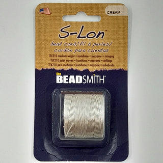 S-Lon Nylon Cord 0.5mm Cream 70m Reel