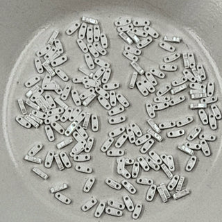 Miyuki Quarter Tila Beads Opaque White Lustre 3gm Bag