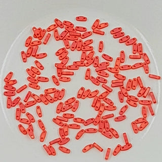 Miyuki Quarter Tila Matte Transparent Red AB 3gm Bag