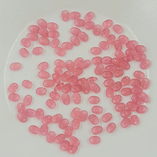 Czech Superduo Beads Opaque Matte Rose 7.5gm Bag