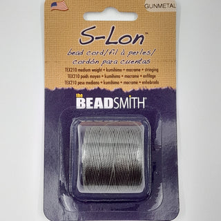 S-Lon Nylon Cord 0.5mm Gunmetal 70m Reel