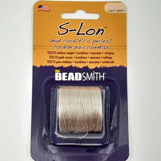 S-Lon Nylon Cord 0.5mm Light Grey 70m Reel