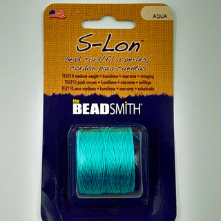 S-Lon Nylon Cord 0.5mm Aqua 70m Reel