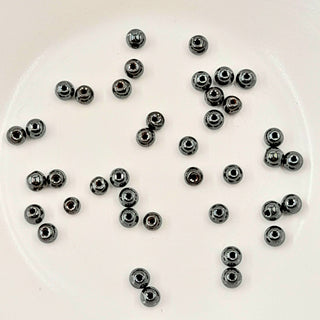 Hematite 4mm Round 20 Pack