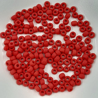 Miyuki Seed Beads Size 6 Matte Opaque Red 7.5gm Bag