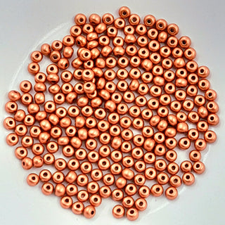 Japanese Seed Beads Size 6 Soft Copper 7.5gm Bag