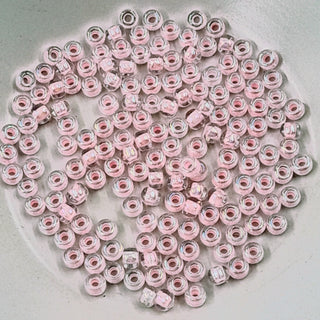 Miyuki Seed Beads Size 6 Pale Pink Lined Crystal AB 7.5gm Bag