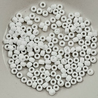 Miyuki Seed Beads Size 6 Opaque White 7.5gm Bag