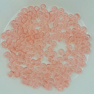 Miyuki Seed Beads Size 6 Transparent Light Tea Rose 7.5gm Bag