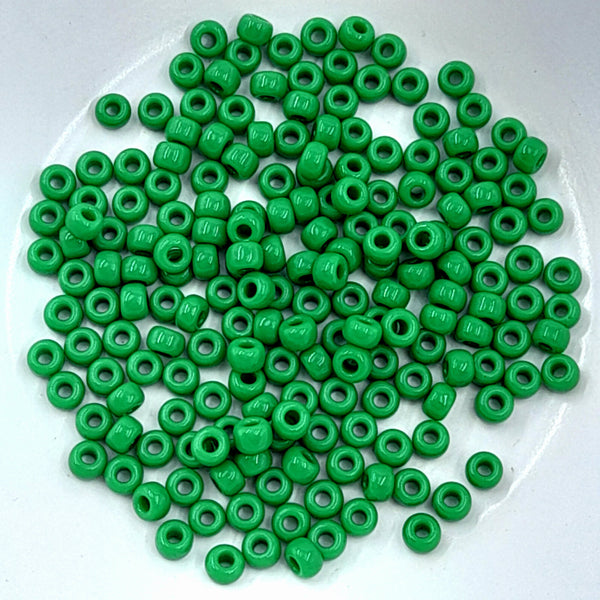 Miyuki Seed Beads Size 6 Opaque Fresh Green 7.5gm Bag