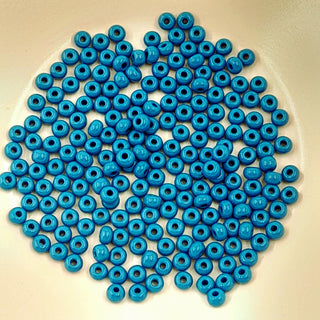 Japanese Seed Beads Size 6 Opaque Denim 7.5gm Bag