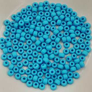 Miyuki Seed Beads Size 6 Matte Opaque Light Blue 7.5gm Bag