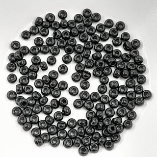 Miyuki Seed Beads Size 6 Opaque Black 7.5gm Bag