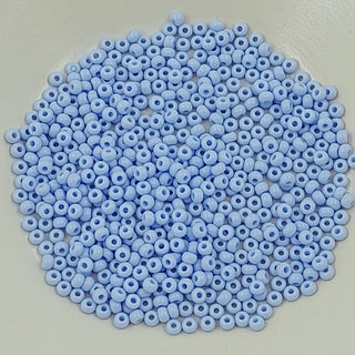 Japanese Seed Beads Size 8 Powder Blue 7.5gm Bag