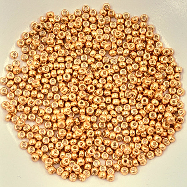 Miyuki Seed Beads Size 8 Galvanised Gold 7.5gm Bag