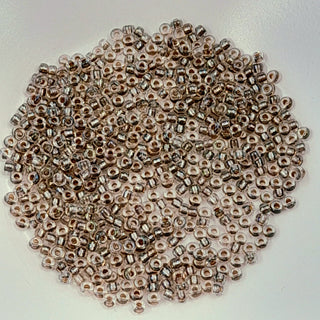 Miyuki Seed Beads Size 8 Taupe Lined Crystal AB 7.5gm bag