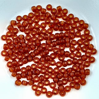 Miyuki Seed Beads Size 6 Transparent Dark Topaz 7.5gm Bag