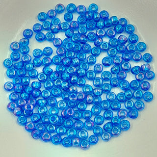 Miyuki Seed Beads Size 6 Transparent Sapphire AB 7.5gm Bag