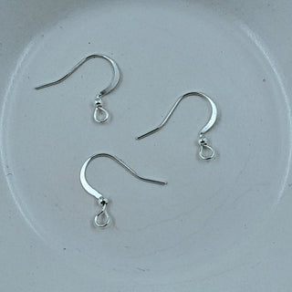 Findings - Metal Earring Hooks Silver 20 Pack