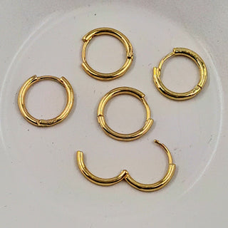 Huggie Hoop Earring Gold Plated
