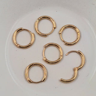 Huggie Hoop Earring Gold Plated