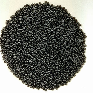 Chinese Seed Beads Size 11 Black 25gm Bag