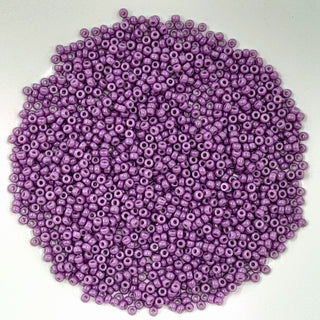 Miyuki Seed Beads Size 11 Duracoat Opaque Dark Purple 7.5gm Bag