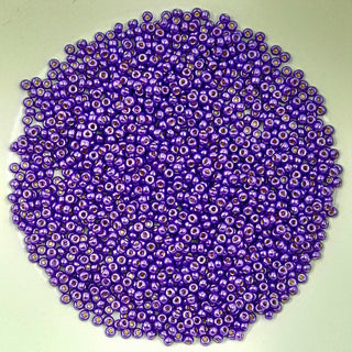 Miyuki Seed Beads Size 11 Duracoat Galvanised Lilac Night 7.5gm Bag