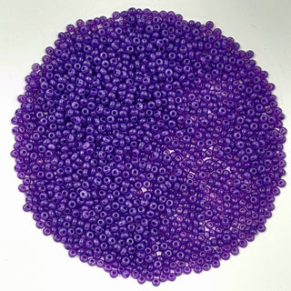 Japanese Seed Beads Size 11 Transparent Purple 7.5gm Bag