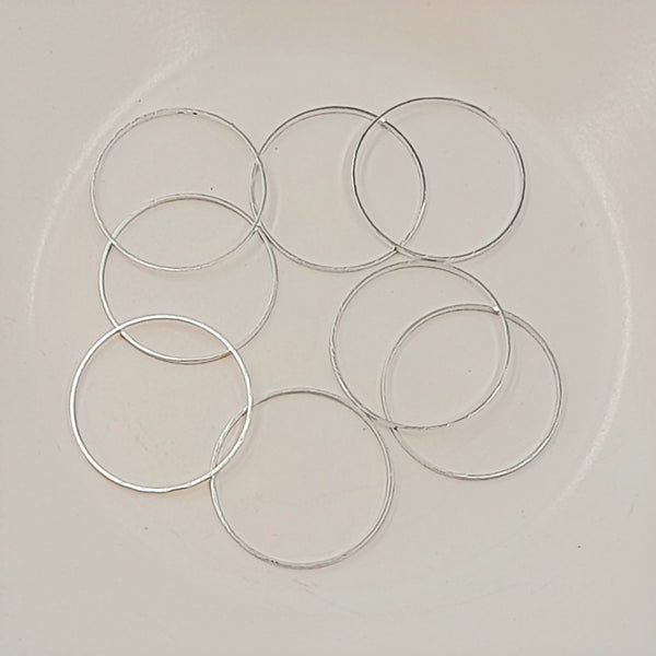 Findings - Metal Round Closed Ring Silver 20mm