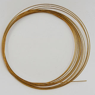 Tigertail Flexible Wire 0.45mm Gold 3m