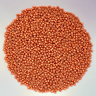 Japanese Seed Beads Size 11 Soft Copper 7.5gm Bag